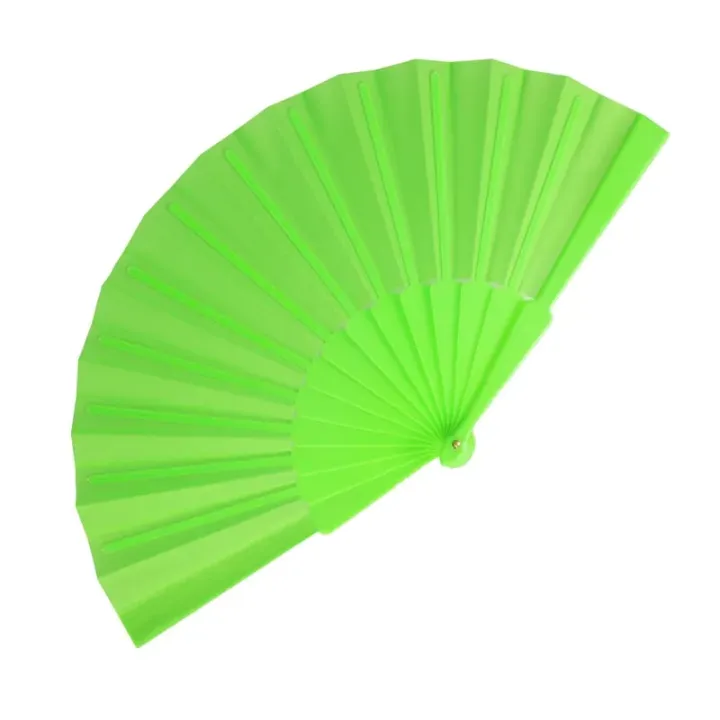 Hand fan plastic  polyester - LT90522 (N0032)